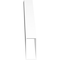 Ekena Millwork 5 1/2-in. W x 34-in. D x 34-in. H Traditional Architectural Grade PVC Knee Brace BRCP055X34X34TRA - alternate 4